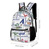 Dinosaur Name Personalized Custom Backpack - Gifts For Kids